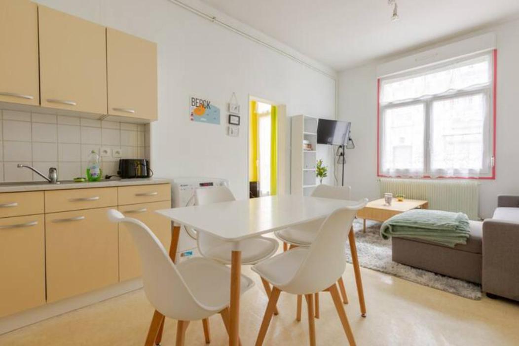 ++++ Central Charmant 70M2 Avec Balcon, Mer A 200 M Et Rue Pietonne A 300 M ++++ Berck 外观 照片