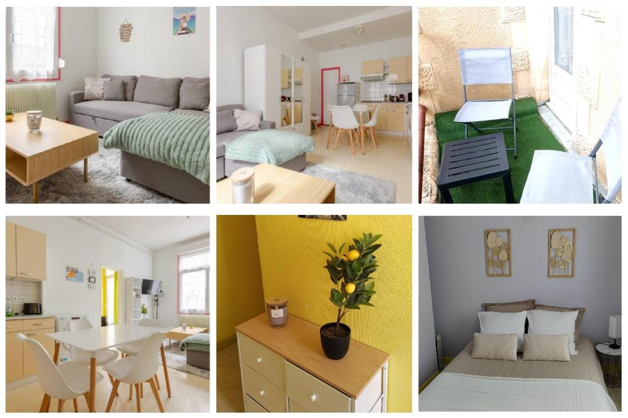 ++++ Central Charmant 70M2 Avec Balcon, Mer A 200 M Et Rue Pietonne A 300 M ++++ Berck 外观 照片